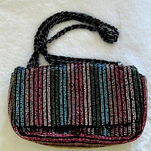 Zara beaded clutch crossbody